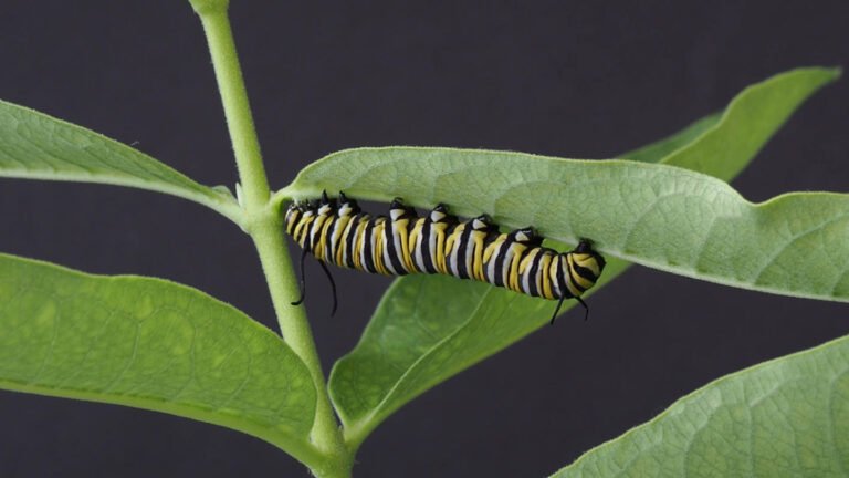 Poisonous Milkweed Goo: A Favorite of Mature Monarch Caterpillars